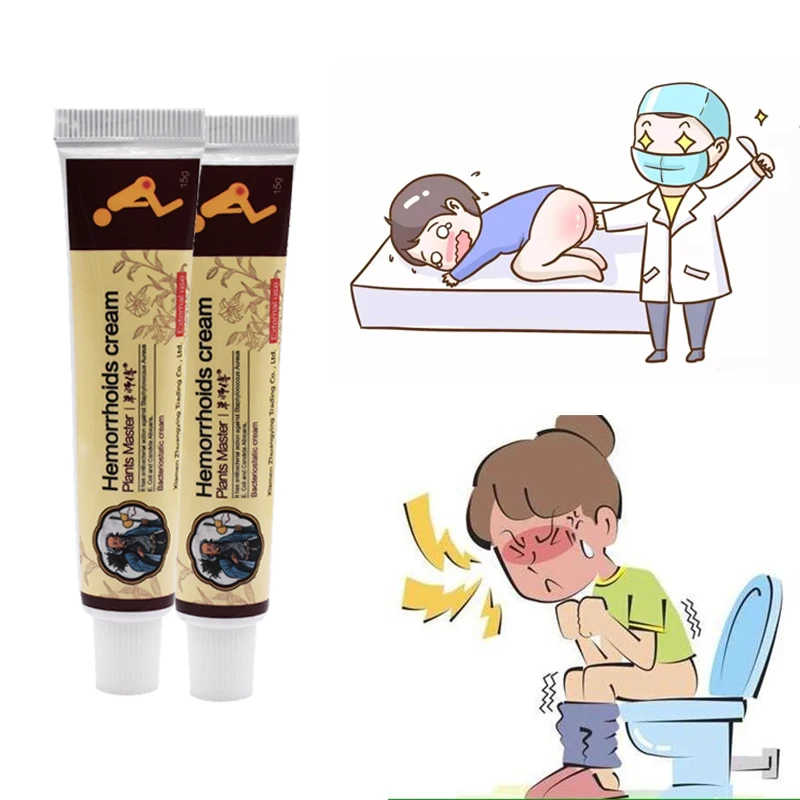 1/3Pcs Huatuo Hemorrhoids Ointment Treatment Anal Fissure Pain Internal & External Piles Chinese Herbal Medical Cream