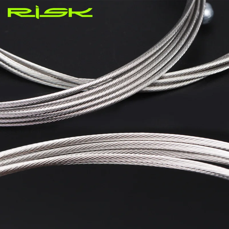 5pcs RISK RC127 Stainless Steel MTB Mountain Road Bicycle Bike Derailleur Shift Brake Inner Cable Line Wire 2100mm 1550mm 1700mm