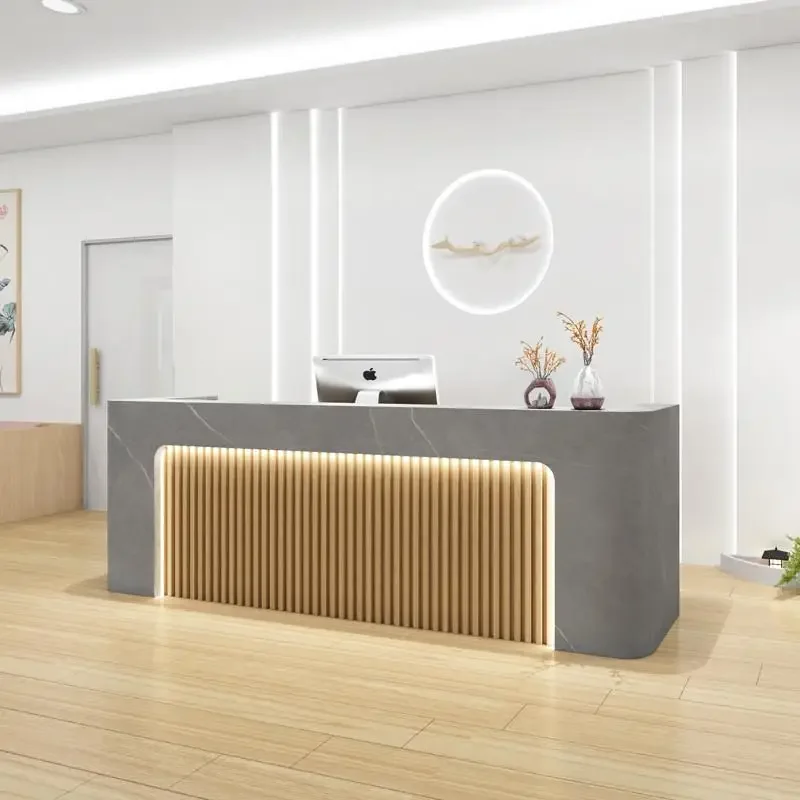 

Стойки регистрации Сервисный магазин Luxury Store Pink Muebles Стойки регистрации клиента Дизайн стойки Recepciones Para Negocio Мебель