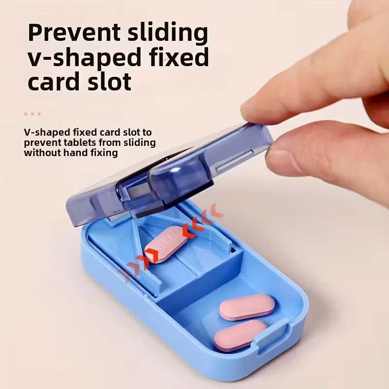 ​ Precision Pill Cutter Tool | Safe & Easy-to-Use Medication Splitter for Accurate Dosage | Portable Design