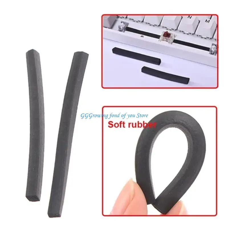 

H9EB Foamed Dustproof Strips for Mechanical Keyboards Spacebar Plate for Keyboards