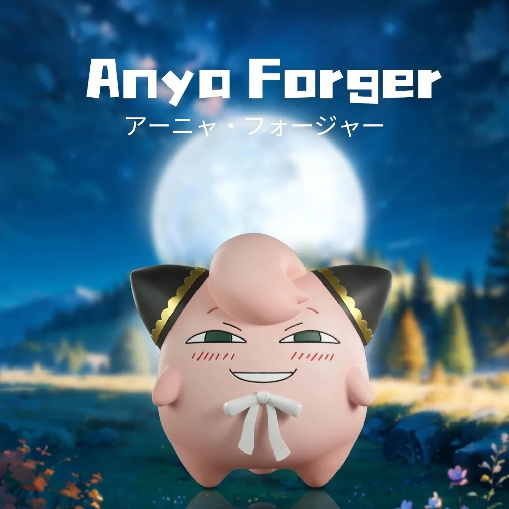 

9,5 см/3,74 дюйма аниме фигурка покемона Jigglypuff Cos Anya Forger фигурки героев ПВХ статуя коллекция модель игрушки подарки