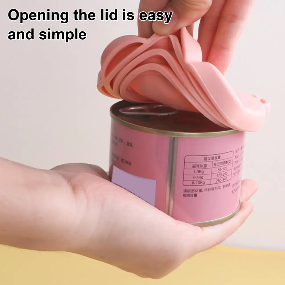 Universal Silicone Can Sealing Lid Cat Paw Dogs Cats Canned Food Cover Replacement Multi-functional Preservation Sealing Lid