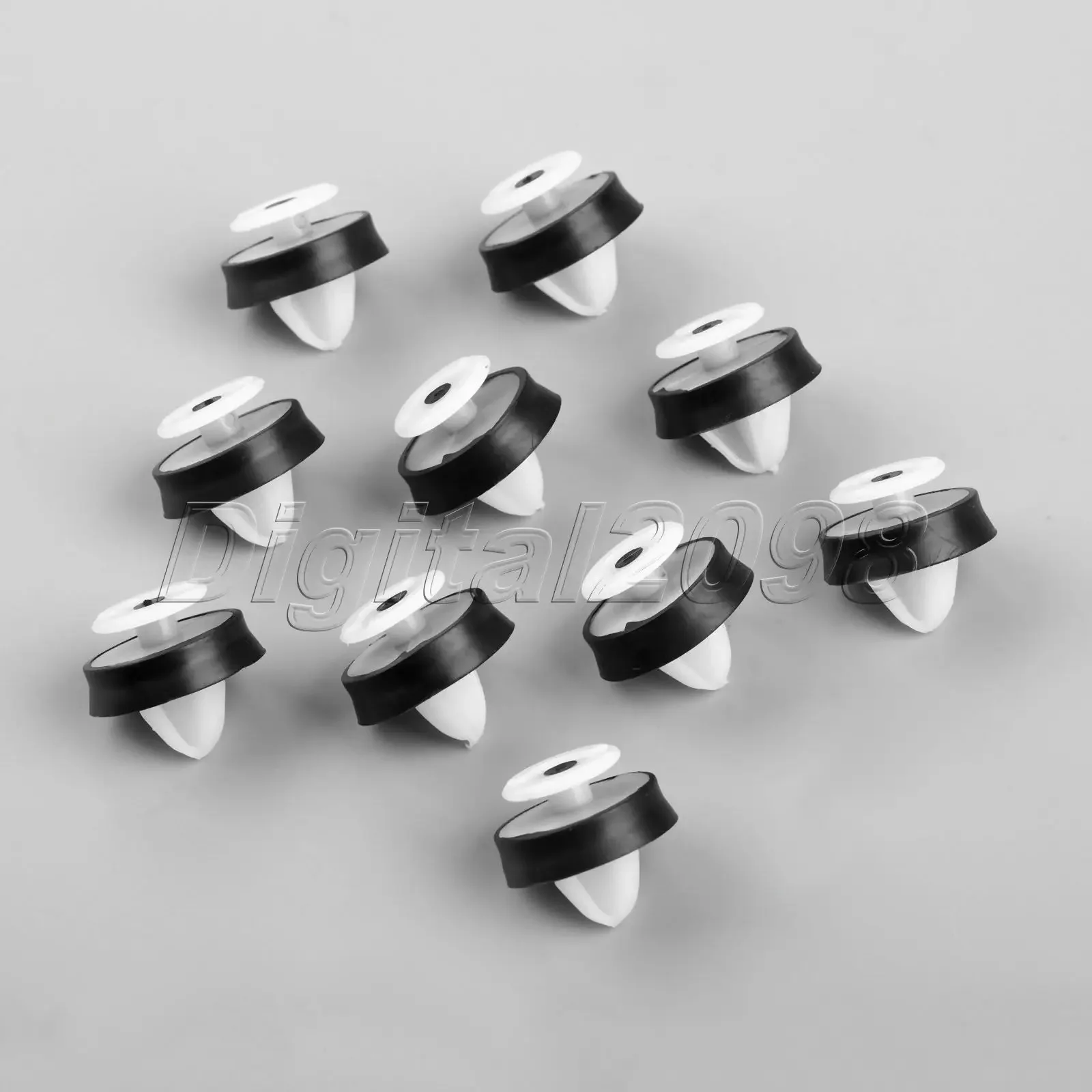 10pcs Interior Door Panel Card Trim Clips Auto Fastener Clip Plastic Rivets For Citroen C2 C8 C3 C4 Picasso Peugeot 307 206 508