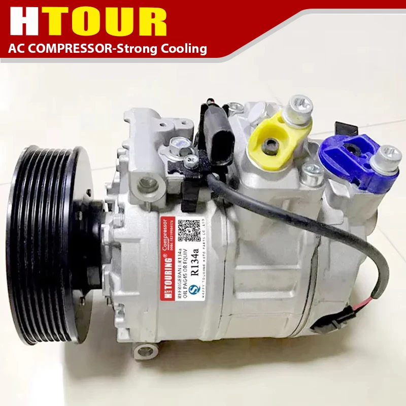 

AC Compressor 7L6820803C 7L6820803F 7L6820803J For VW TOUAREG AUDI Q7 A8 2006 2007 2008 2009 2010 2011 2012 2013 2014 2015