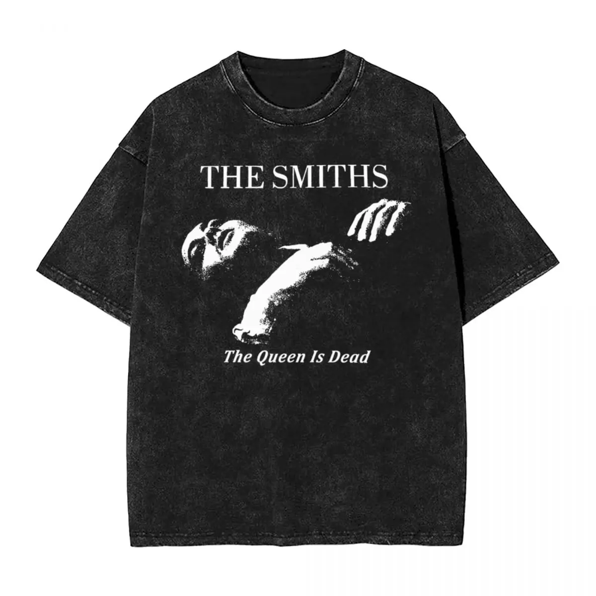 Men Women T Shirt The Smiths Rock Band Washed T-Shirts Hipster Summer Tee Shirt Y2K Fun Print Cotton Clothing Plus Size 2XL