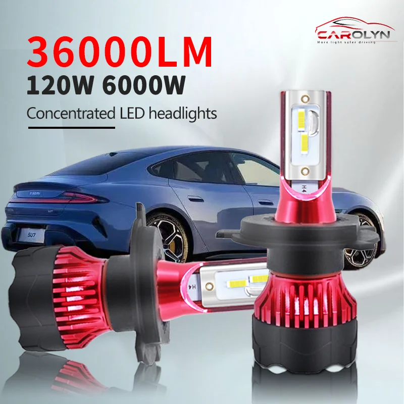 

CAMOTO 120W H7 LED Car Headlight H4 H11 Bulb 9012 H3 H1 H8 H9 9005 9006 9007 9008 880 881 H27 LED Car Light 6000K 6K 8K 12V