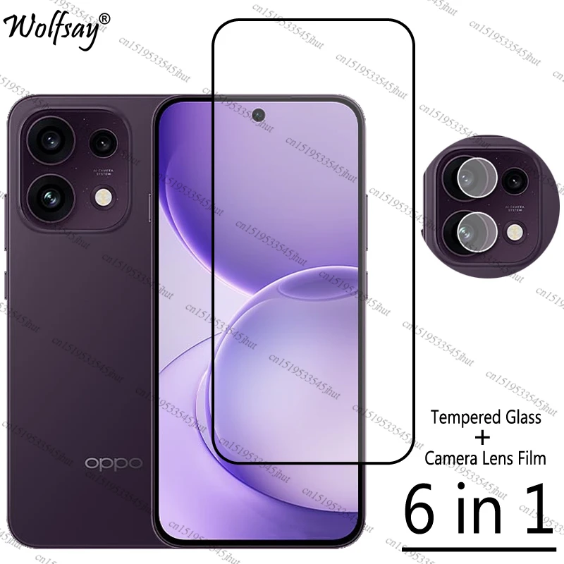 Full Cover Tempered Glass For Oppo Reno16 F Screen Protector Oppo Reno16 FS Camera Lens Protective Glass For Oppo Reno 16F Glass