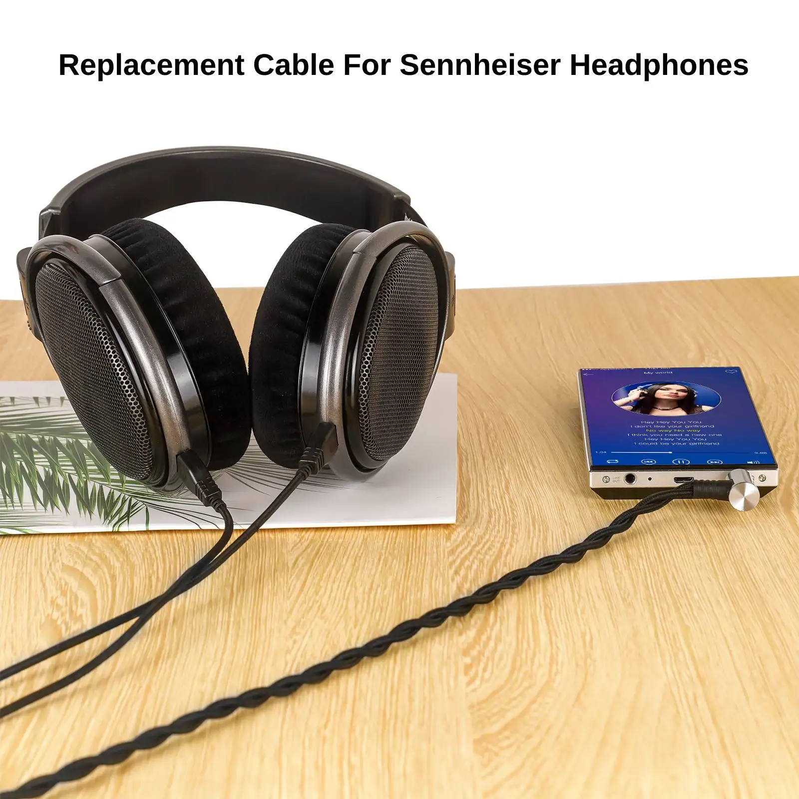 OKCSC Replacement Earphones Cable for Sennheiser HD650 HD600 HD580