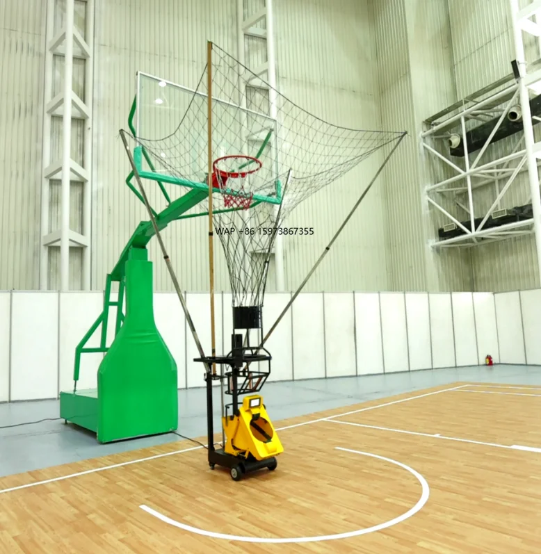 معدات تدريب كرة السلة الأوتوماتيكية على الرماية، تدريب الألعاب، آلة رماية كرة السلة المحمولة في الأماكن المغلقة، مدرب النار