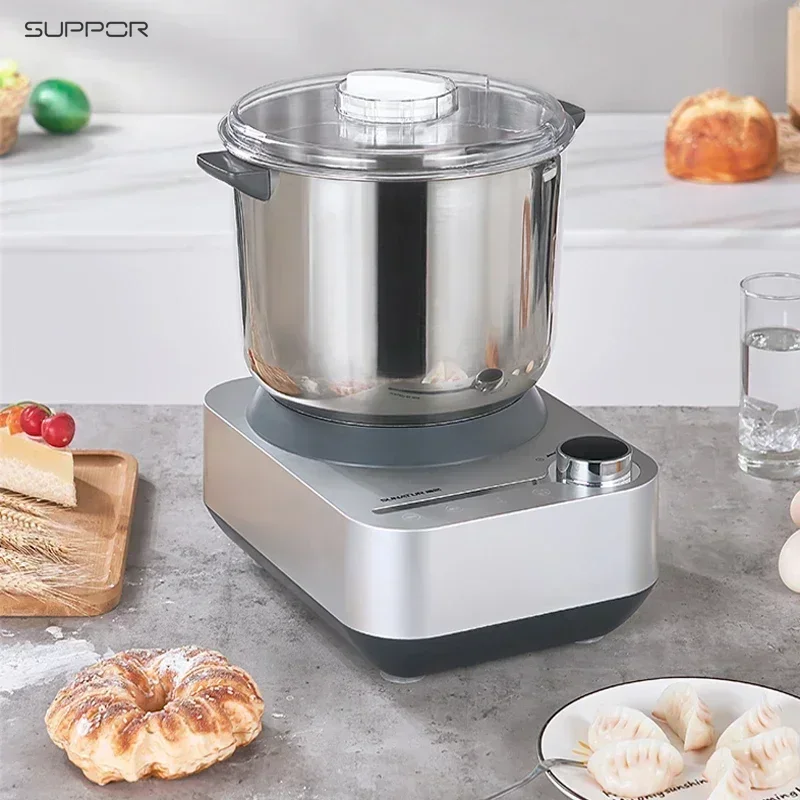 Electric dough mixer 220V dough kneading machine automatic flour fermentation mixer multifunctional food mixer 5.5L 8L