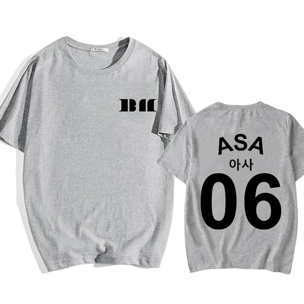 BABYMONSTER Kpop Band T-shirt ASA 06 Tees Short Sleeve Cotton Comfortable Tee-shirt Summer Casual Women/Men Tshirts Streetwear