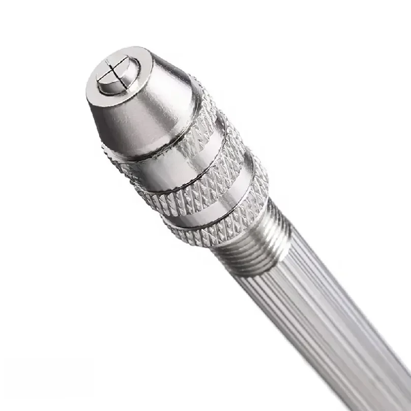 0.8-3.0mm Mini Hand Drill Woodworking Tools Drilling Rotary Tool Manual Twist Drill Bit Watchmaker Pin Vice Watch Repair Tools view 5