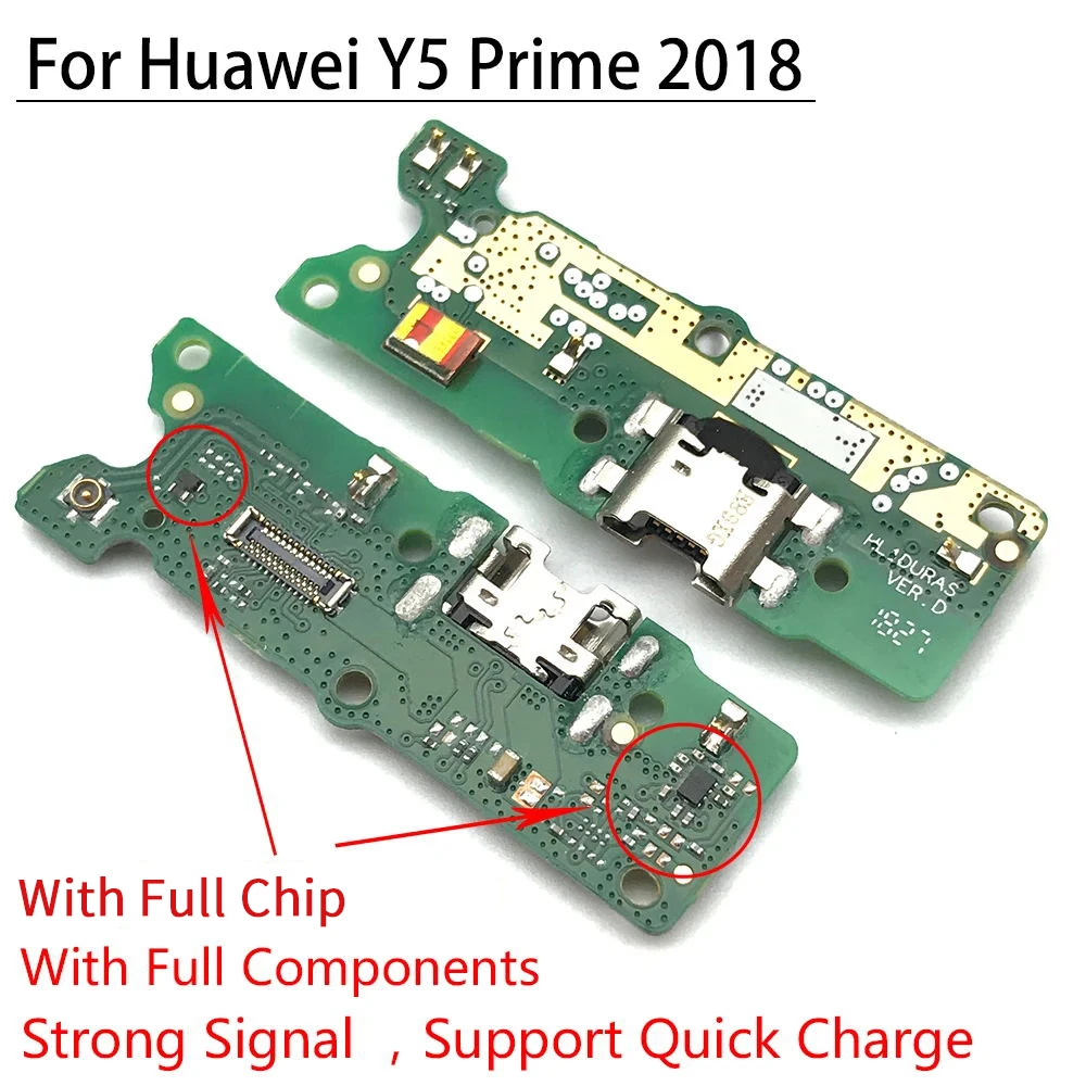 For Huawei Y7A 2020 Y5 Y6 Y7 Y9 Prime 2017 2018 2019 Y8S Y7P Y8P Y6P USB Charging Port Dock Charger Connector