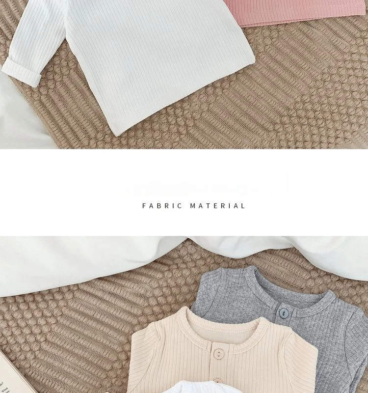 2026 Kinder Mädchen Langarm T-Shirt Frühling 1-6 Jahre Geripptes Stoff-Unterhemd Weiches Basic-Shirt Oberteil Lässige Innenbekleidung – Detail 6