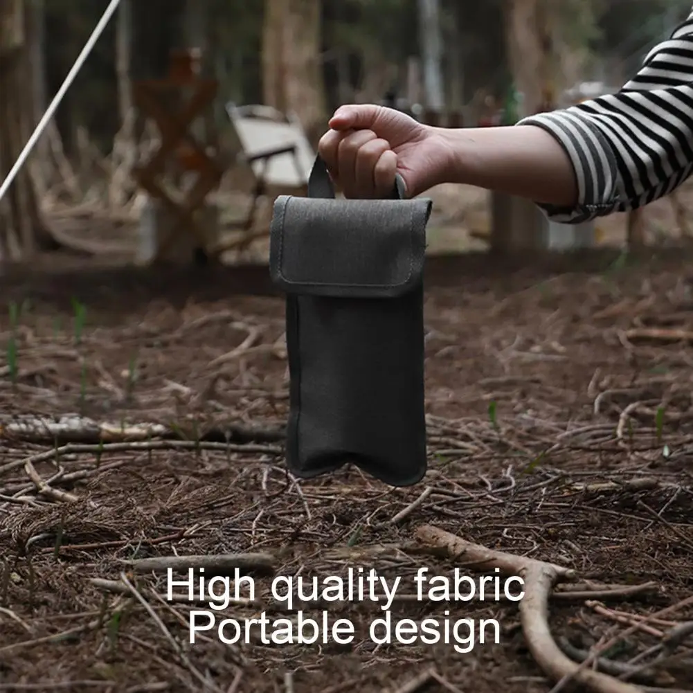 Floor Nail Storage Bag Ground Outdoor Camping Tent Pegs Storage Bag Tent Canopy Pole Kit Pouch Ground Pegs Backpack