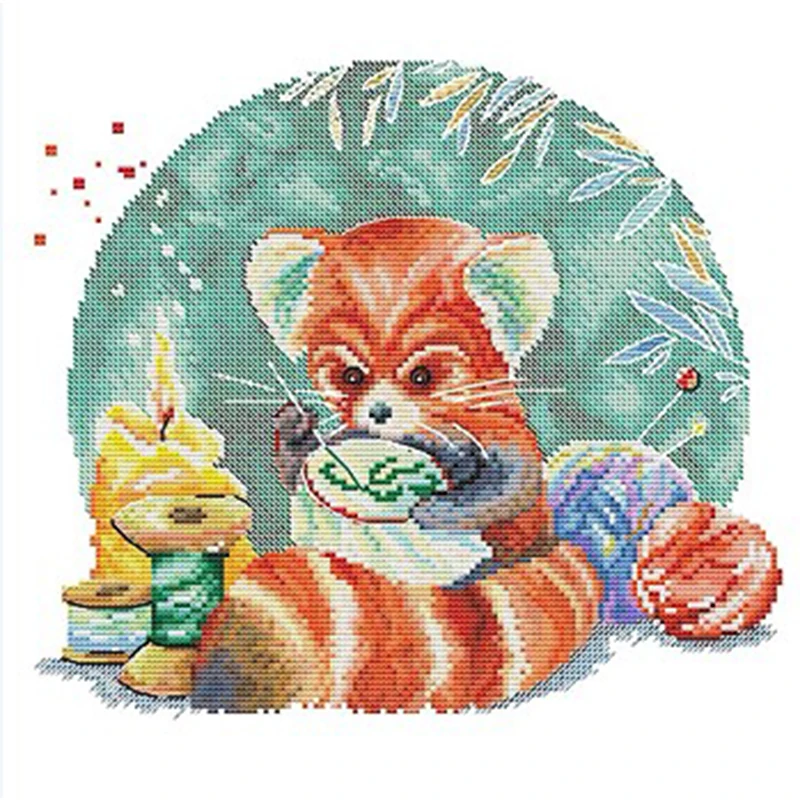 

6527 Cross Stitch Kits Cross-stitch Kit Embroidery Threads For Embroidery Set Christmas Crafts For Adults Embroidery Needles DIY