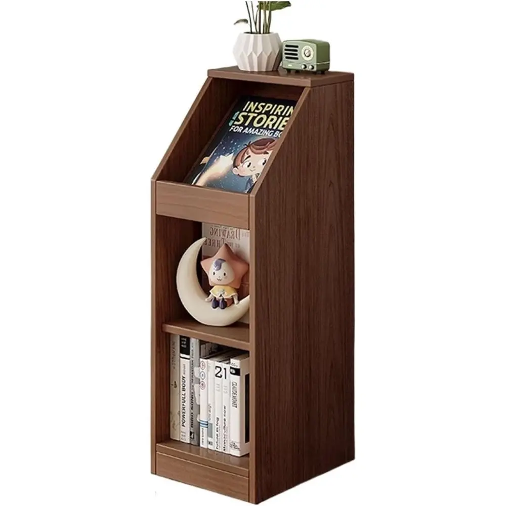 

Compact Floor-to-Ceiling Solid Wood Bookcase for Student Home Storage