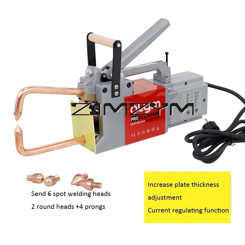 Double Side Resistance Spot Welding Machine Steel Plate Sheet Metal Portable Spot Welder Auto Repair Sheet Metal Welding Tools