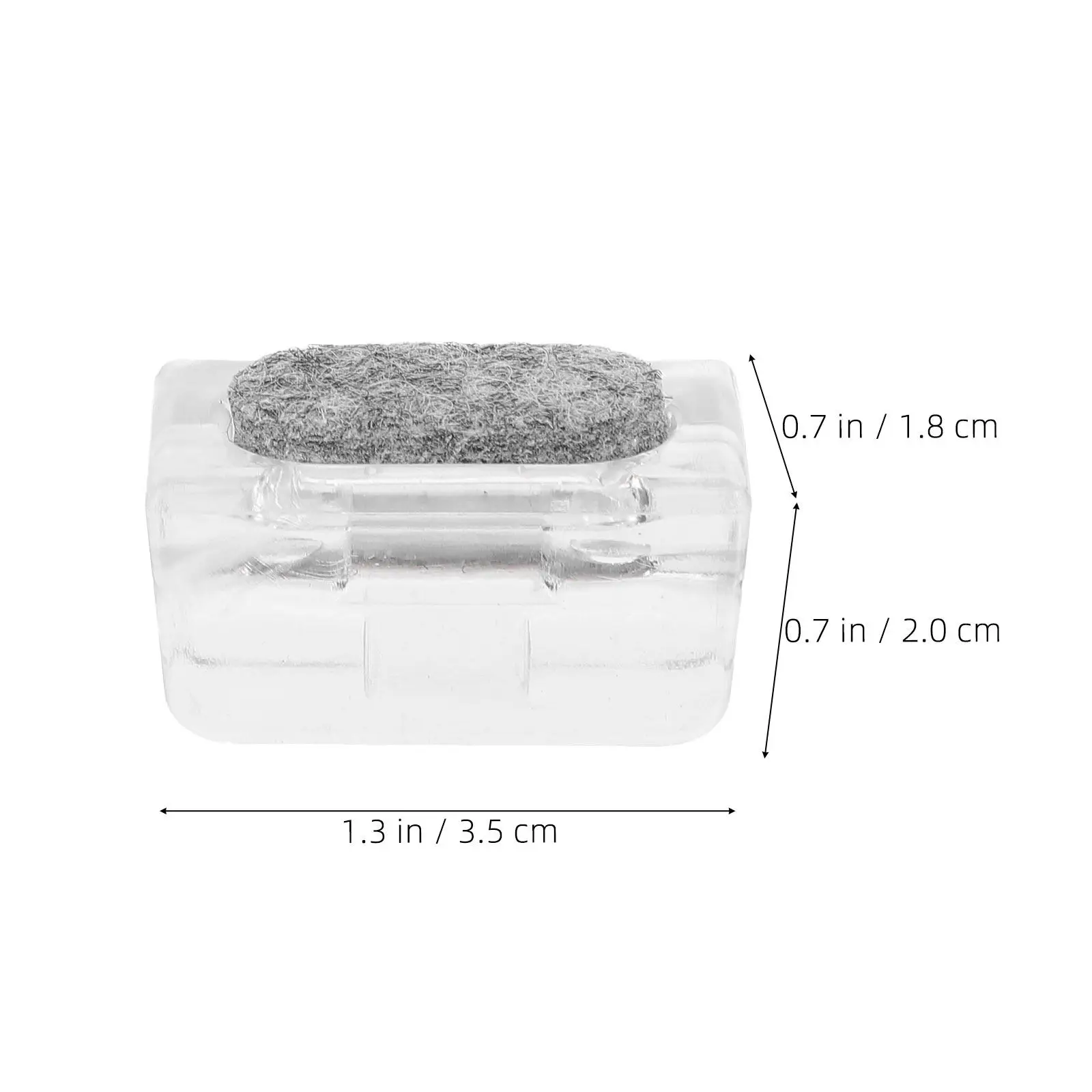 8Pcs Chair Feet Protectors U-Shaped Clip-on for 12Mm Round Tubes Slip-Resistant Felt Floor Protectors Noise Reduction Parquet