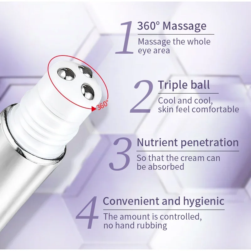 Roller Massager Eye Cream Anti Wrinkle Eye Bags Anti Dark Circle Moisturizing Bioaqua Eye Contour Korean Skin Care Cosmetics