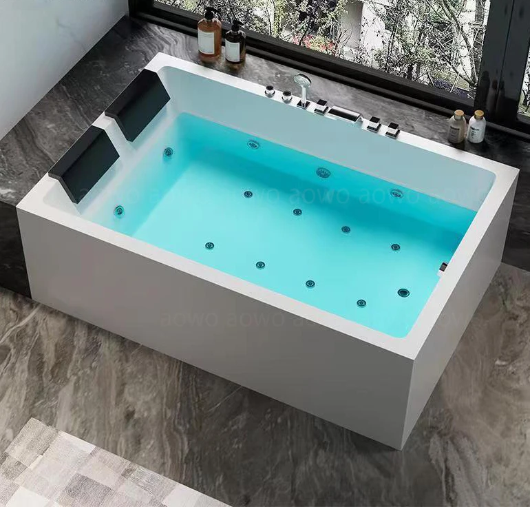

Interior Jacouzi Double Person Spa Bathtubs For The Rectangle Whirlpool Pool Can Lay For Shower Water Heater Bath Air Jets