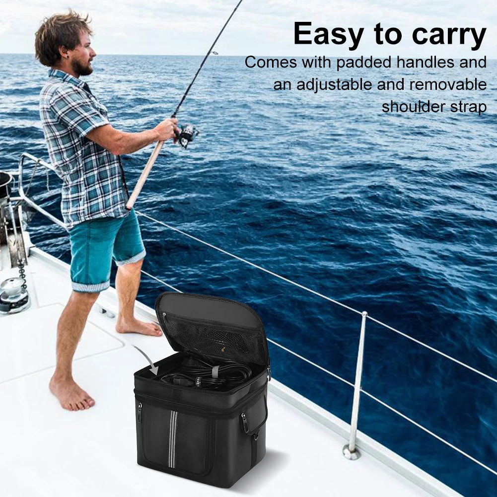 Portable Power Station Bag Anti-drop Multiple Pockets with Shoulder Strap & Handle for Ecoflow River 2 Pro & Ecoflow River 2 Max