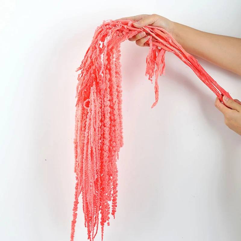 

100 шт., украшение для дома, свадьбы, сохраненные сушеные цветы, белые отбеленные висячие амарантусы для цветочной композиции, декор своими руками