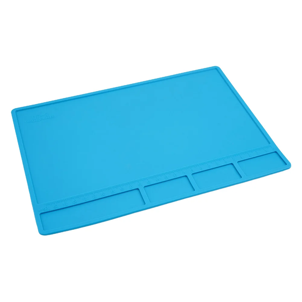 S110 Silicone Mat for Electronics Repair with Heat Resistance and Anti Static Properties for Organized and Efficient Soldering