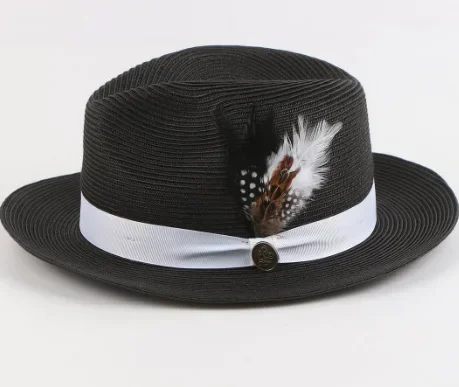 

Summer Straw Sun Hat Women Lightweight Breathable Wide Brim Beach Hat Fashionable Travel Accessory Packable Foldable Protection