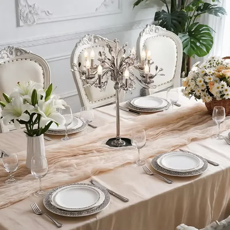 High Quality Wedding Centerpiece Flower Stand Metal Crystal Flower Stand Gold Wedding Table Centerpieces for Wedding