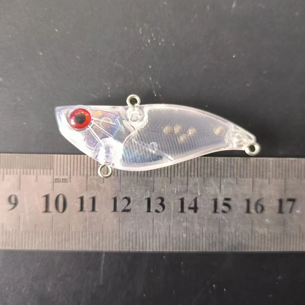 

10pcs Unpainted Fishing Blank Lure Bodies Hardbaits Lipless Artificial Crankbait 60mm 12.5g ZBF19