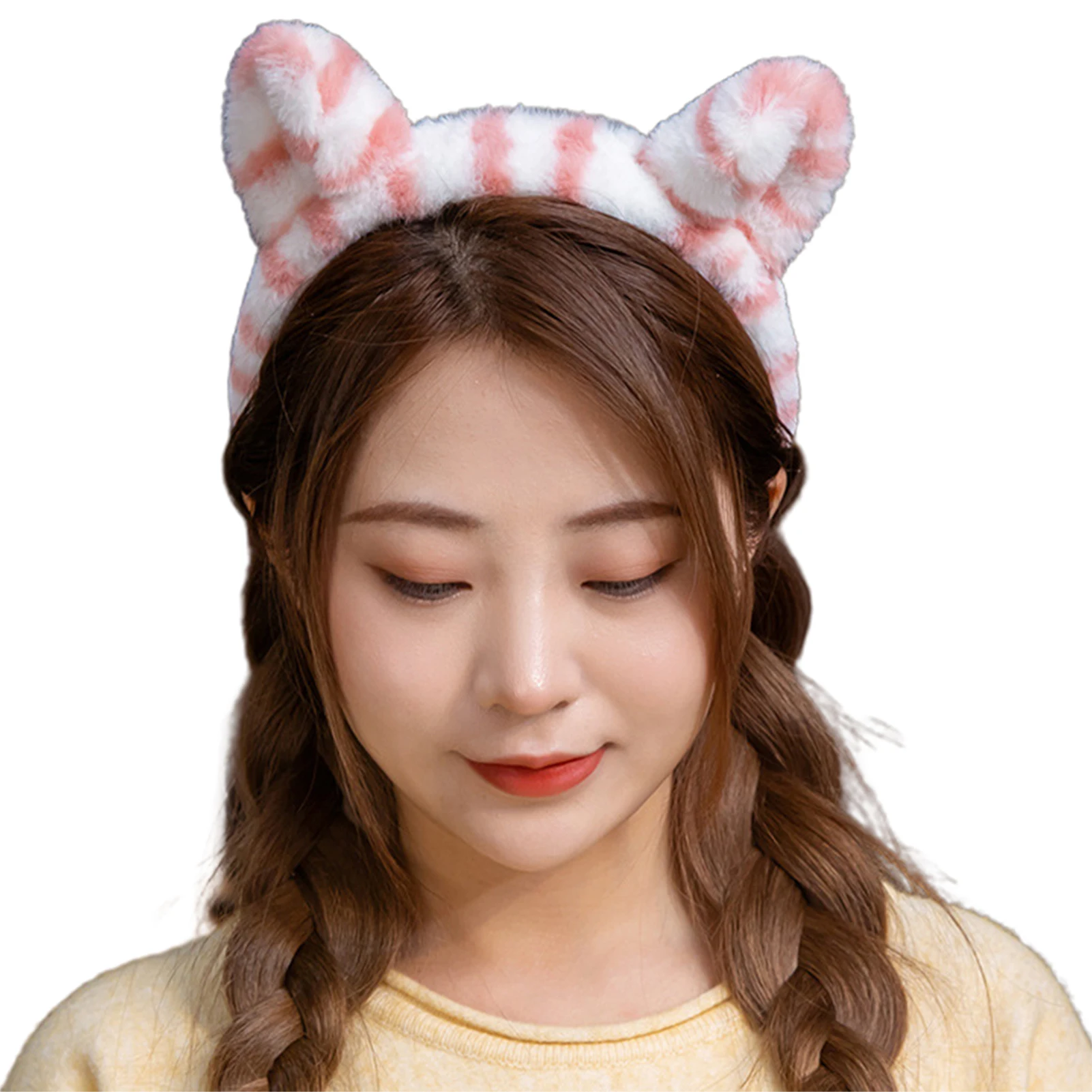 

Tiger Plush Headband/Crossbody Bag Cute Plushie Stuffed Doll Birthday Gift Accompany Cute Plush Kids Bags