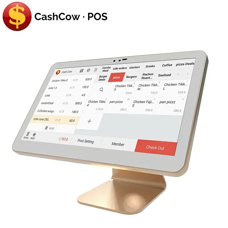 15Inch Touch screen Android electronic cash register for hair  all in one pos terminal 1-9 Pieces