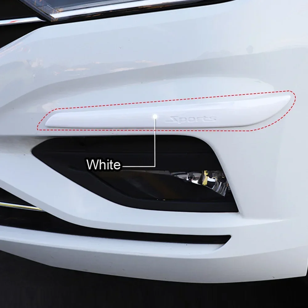 2pcs ประตูรถ Anti Scratch แถบ Anti-collision สติกเกอร์รถด้านหน้าด้านหลังกันชน Protector Corner GUARD Decal อุปกรณ์เสริม