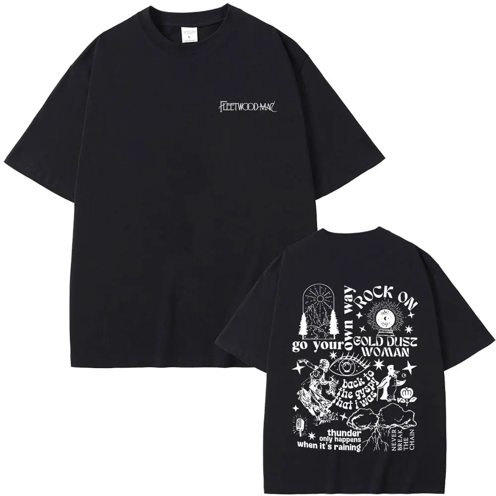 Rock Band Fleetwood Mac Graphic T-shirt Stevie Nicks T Shirt Rumours T Shirts Summer Men Women Vintage Gothic Oversized T-shirts