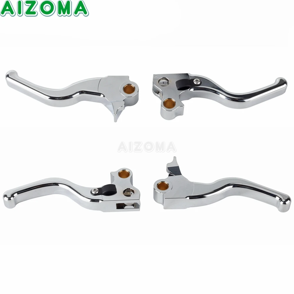 For Harley Dyna Brake Clutch 3 Finger Handle Levers Fit Street Fat Bob Low Rider Wide Super Glide Convertible Switchback 1996-17
