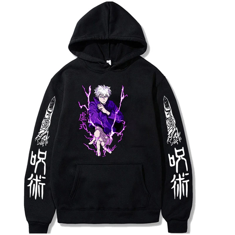 Anime Jujutsu Kaisen Hoodie Men Women Sweatshirt Streetwears Winter and Autumn Anime New in Sweatshirts Plus Size Hoodie