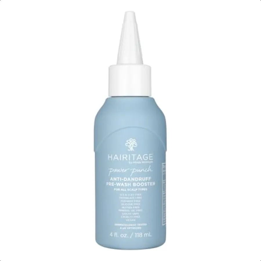 

Hairitage Power Punch Усилитель для предварительной очистки от перхоти с уксусом Apple Cider устраняет зуд кожи головы + раздражение + плавления