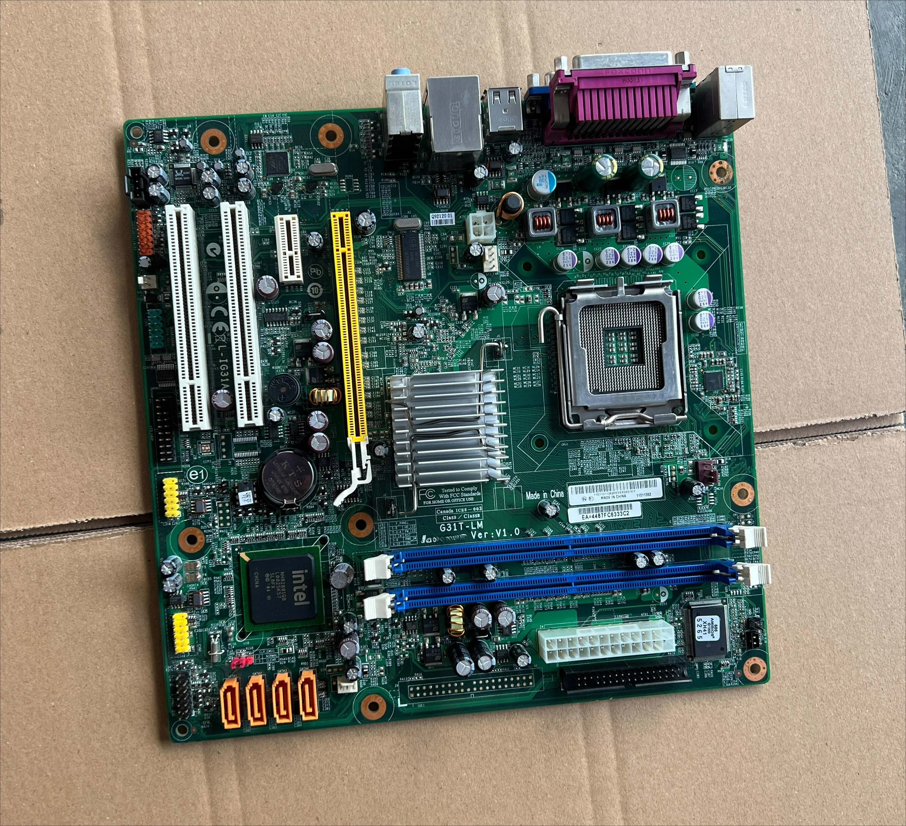 لينوفو G31 اللوحة الرئيسية G31T-LM V1.0 775-pin DDR2 Yangtian T2900V Qitian M6900 100% اختبار #5