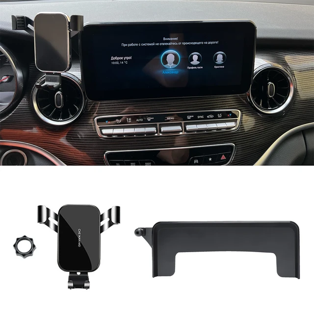 For Mercedes Benz C V GLC Class W205 W206 W447 X253 Smart Car Dashboard Mount  GPS Phone Holder Screen Fixed Clip Clamp Stand - AliExpress