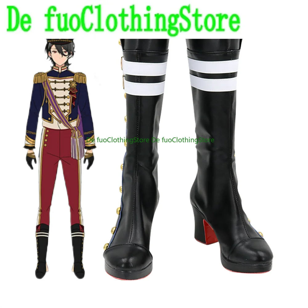

Ensemble Stars Sakuma Rei Cosplay Shoes Boots Game Anime Halloween Christmas DefuoClothing Shoes Store