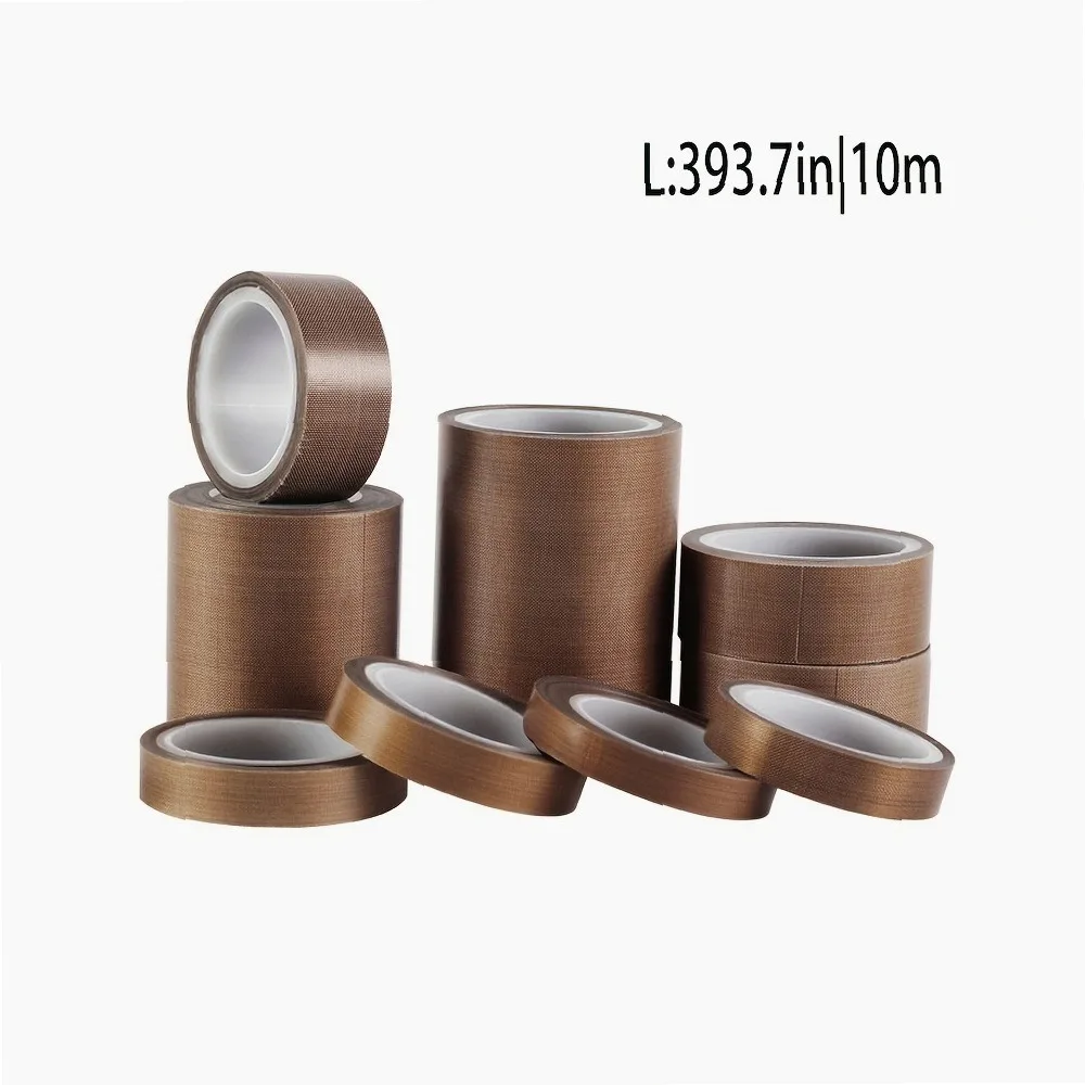 High Temperature Brown PTFE Tape for Motor & Circuit Board Insulation, Heat Resistant Electrical Protection