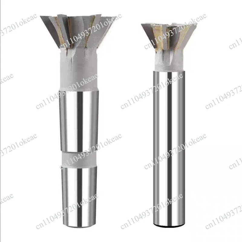 Straight shank dovetail milling cutter Welding alloy dovetail milling cutter 55 ° 60 °