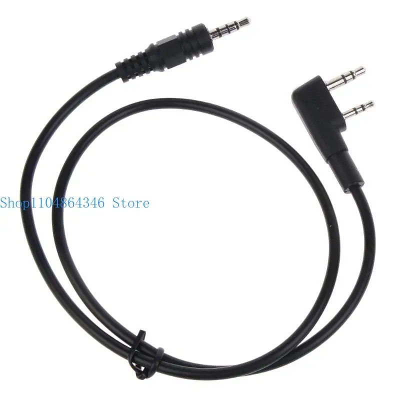 5asd K-نوع سماعة موصل التوصيل إلى 3.5 مللي متر مكبر الصوت وصلة كابل لراديو TK-240