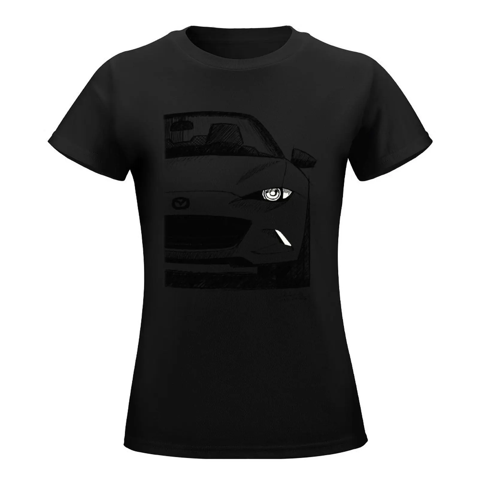 My drawing of the Japanese roadster car ND T-Shirt female tees shirts graphic tees summer tops new edition t shirts for Women