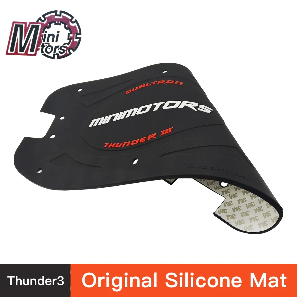 Almohadilla de pie de silicona Original para patinete eléctrico Dualtron Thunder III, pegatina de cubierta de goma, piezas de patinete Thunder 3
