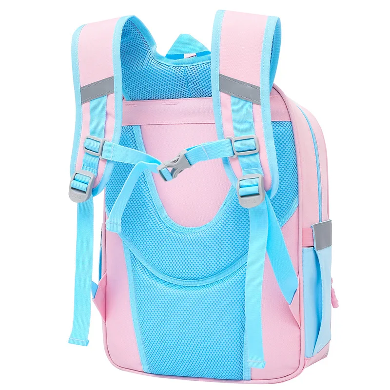 Mochilas grandes de unicornio para niños y niñas, mochila de estudiante de dinosaurio coreano, bolsas reflectantes para bolígrafos de escuela primaria, saco Licorne