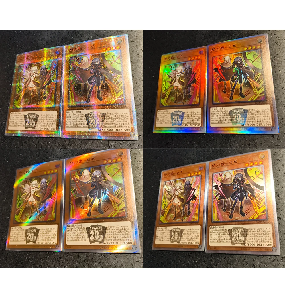 Yu-gi-oh DIY 3 unids/set 2009WCS ojos azules dragón blanco obelisco el tormentador Sky Striker Ace tarjeta coleccionable con purpurina refractante