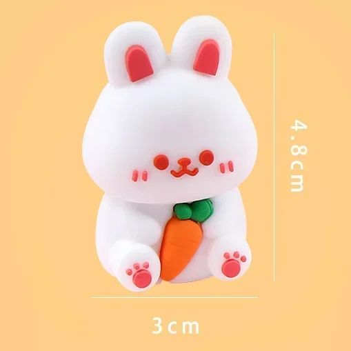 Pencil Sharpener Creative Cute Student Cartoon Portable PVC Pencil Cutter Kids Gift Back to School Supplies Stationery Office